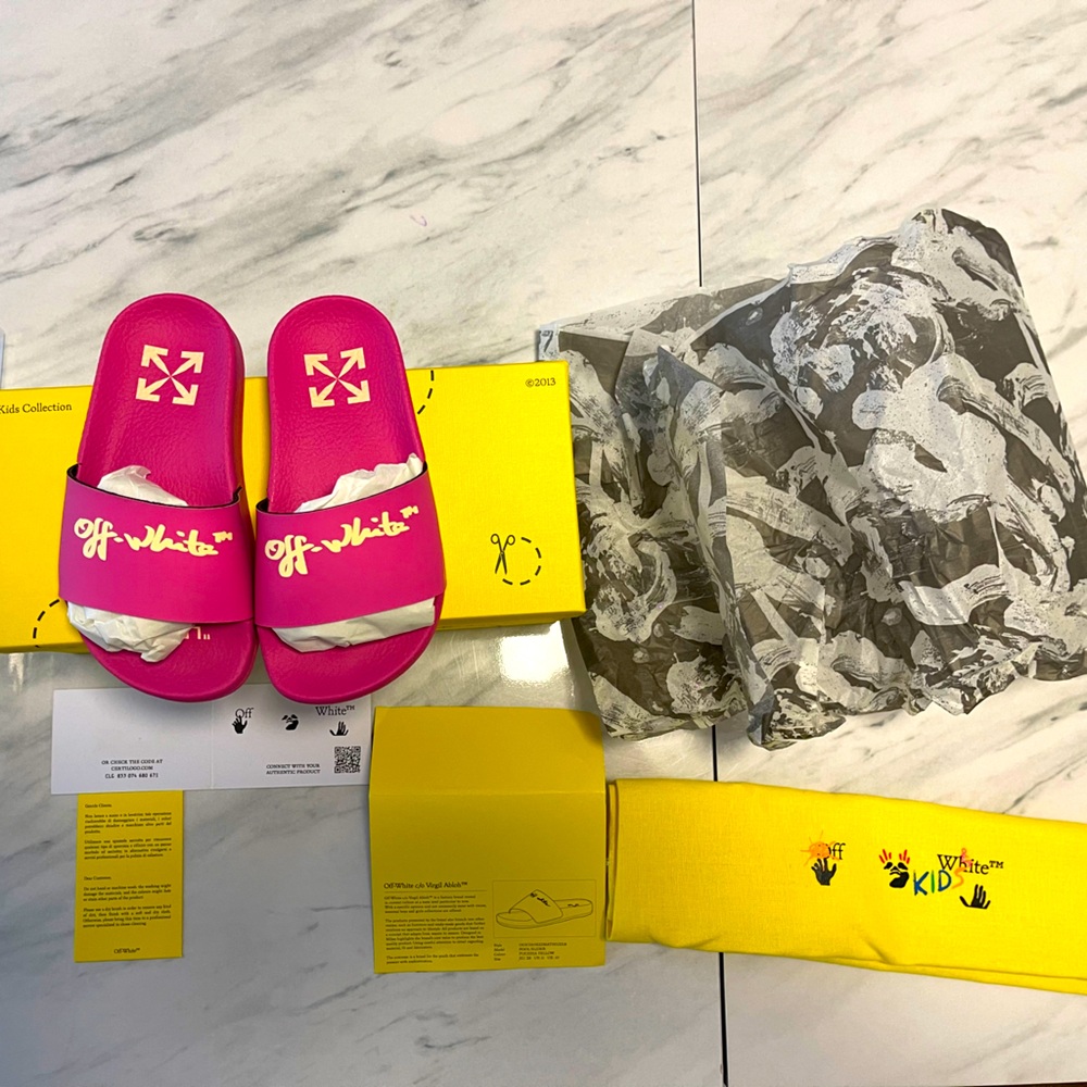 Off-White Girls Slippers